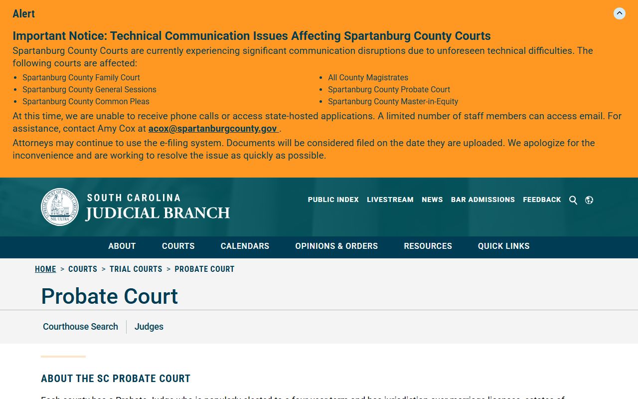 Marlboro County arrest records and court charges probate court contrast source
