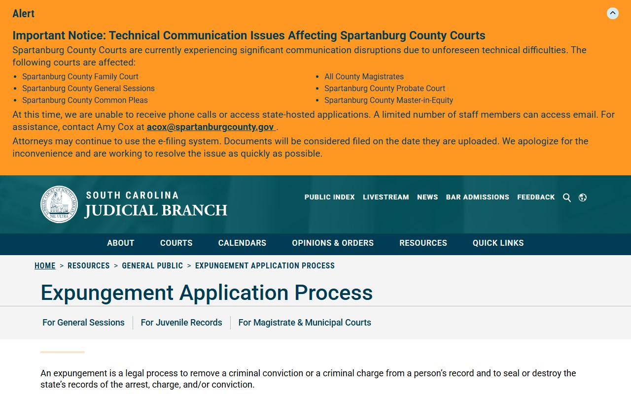 Marlboro County divorce records restricted court record source